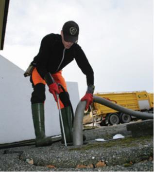 Separate avløp (septik/slamtømming) Tjenesten ivaretas for alle de 3 kommunene av «Tilsynskontoret for små avløpsanlegg i Drammensregionen», med