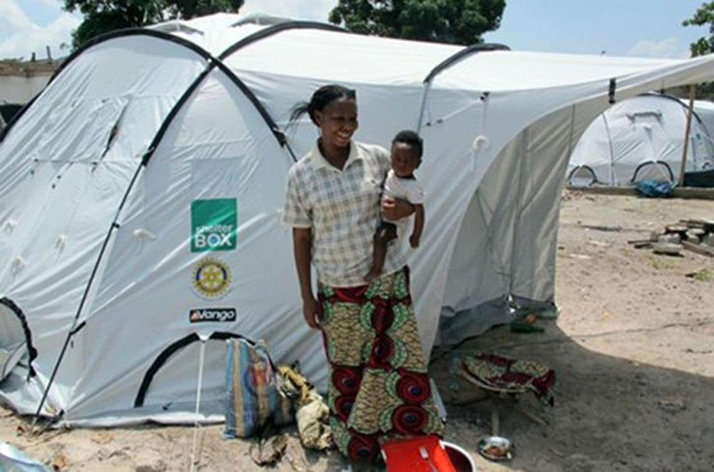 Men hva med Rotary International? Siden oppstarten i 2000 har Rotary og ShelterBox hatt et tett samarbeid. Rotary International signerte en midlertidig avtale med ShelterBox i mars 2012.