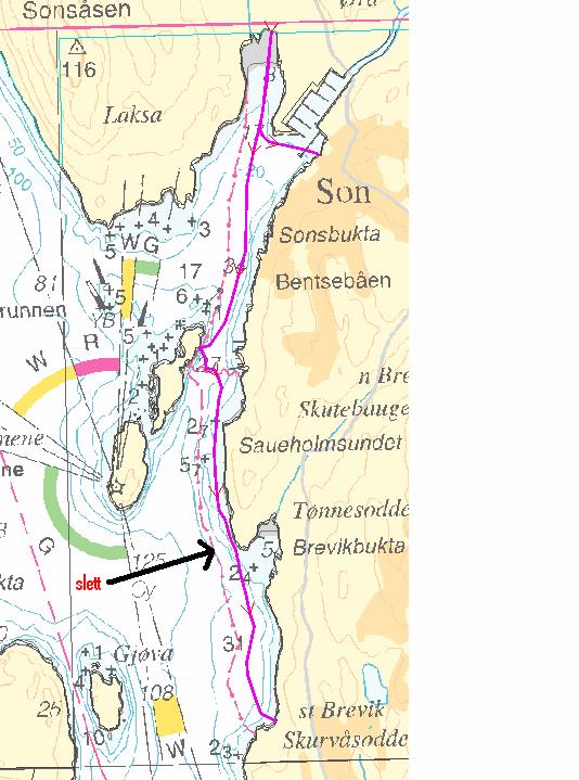 03/08 146 Kart (Chart): 472 135. * Oslofjorden. Drammenselva. Grunner. (Dephs). Påfør grunner med angitt dybde i følgende posisjoner: (Insert depths in the following positions): ED50 DATUM (1) 59 44.