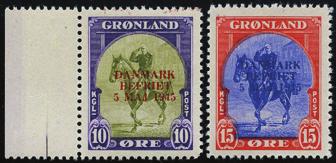 Obj.nr. 42 2825 ** Postfrisk lagerbog, tidlig stålstik. Parti 1933-1965 i fineste kvalitet. Udmerket variation. 2200 Mange mellemgode merker og komplette sæt iblandt.