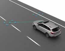 Dette gjøres ved at EyeSight kontinuerlig overvåker avstanden og forskjellen på hastigheten mellom deg og bilen foran.