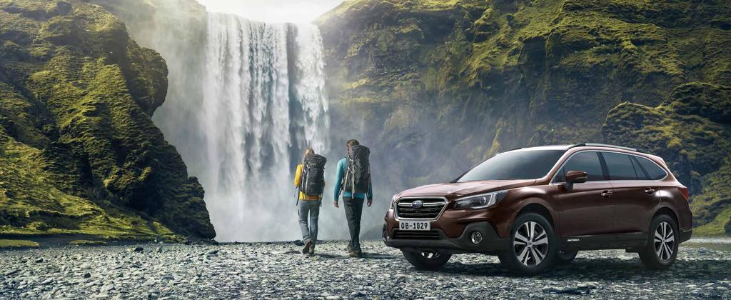 DESIGNET FOR AKTIV LIVSSTIL Nye Subaru Outback er en luksuriøs og stor stasjonsvogn som