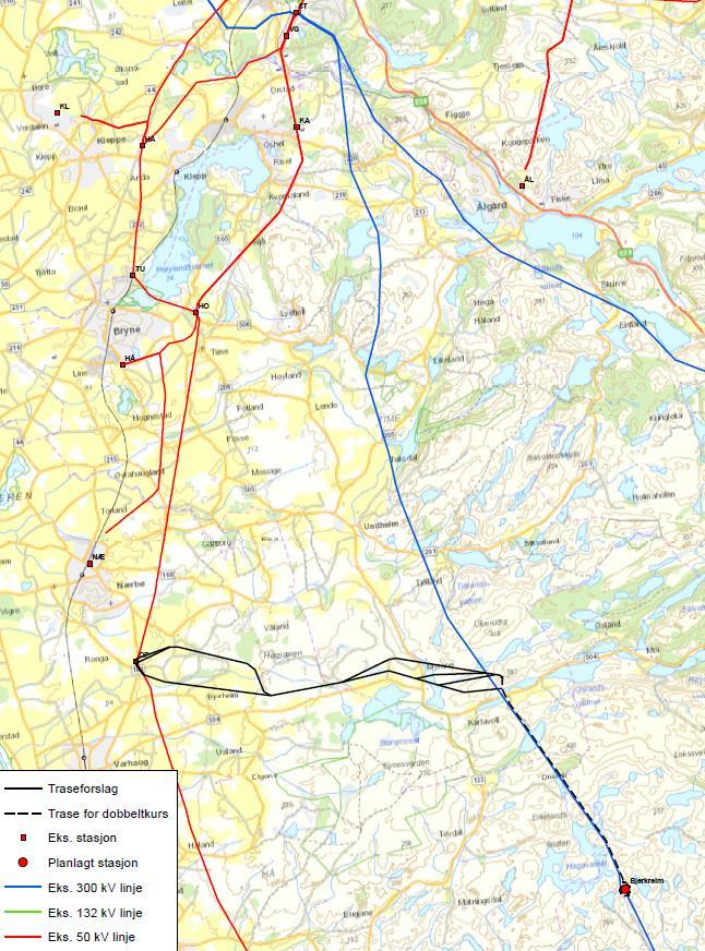 Nettuttak fra Bjerkreim transformatorstasjon til Jærnettet Agenda for møte: kl.