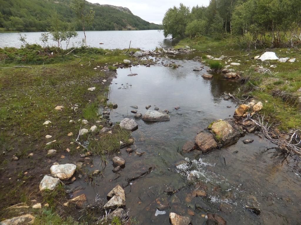 Dybder i Storvatnet er rundt 1520 meter. Midt mellom elveosen og Storvatnet ligger et grunt tjern, Osvatnet som er delvis gjengrodd.