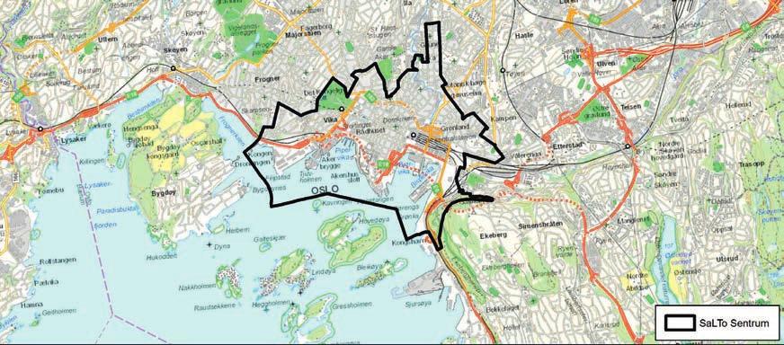 I sentrum er det en stor gjennomstrømning av personer gjennom hele døgnet, noe som medfører mindre grad av s osial kontroll og gir større muligheter til å gjemme seg bort i mengden.