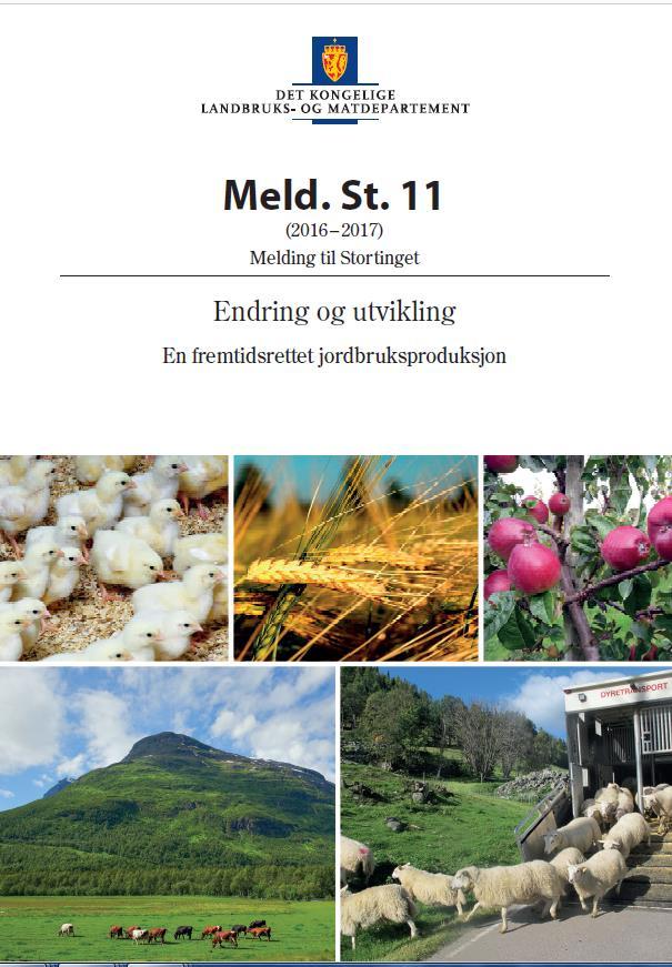 Stortinget om matproduksjon «En samlet næringskomite understreker at jordbrukets viktigste oppgave er å produsere mat.