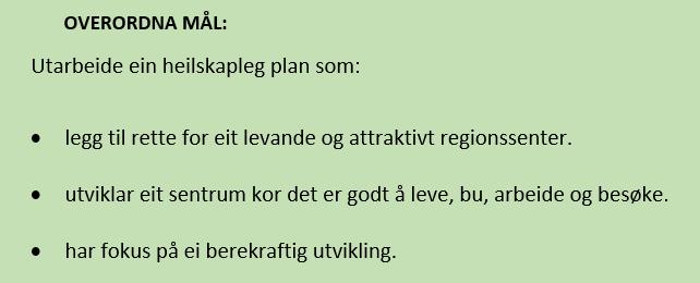 Samandrag av saka: Saka gjeld vedtak om oppstart og utlegging av planprogram for ny sentrumsplan for Vossevangen.