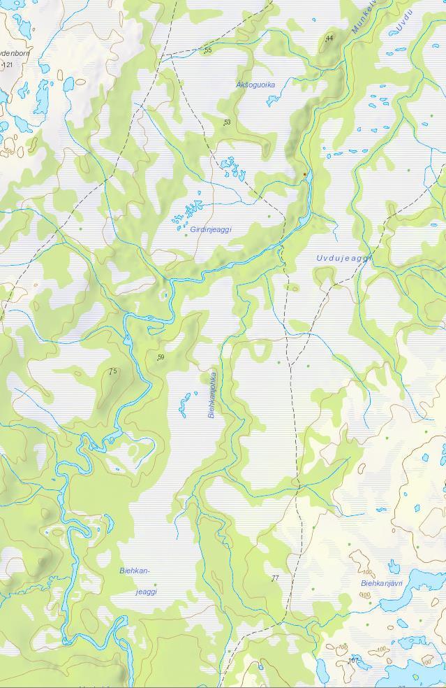 Sjøørret (N) Laks (N)/km Laks (N) Laks (N)/km Ferskvannsbiologen Rapport 218-1 Gytebestandsmålet for elva er beregnet til 199 kg hunnlaks.