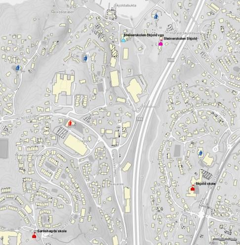 19 Skole og barnehage Det skal fremkomme av planmaterialet om det er tilfredsstillende barnehagedekning i bydelen.