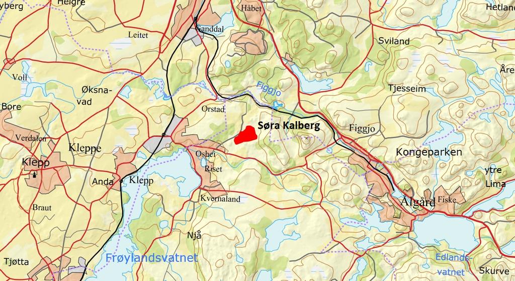 Driftsplan Søra Kalberg 3 1 BASISDATA 1.1 Uttakets navn og lokalisering Driftsplanen gjelder uttaket Søra Kalberg.