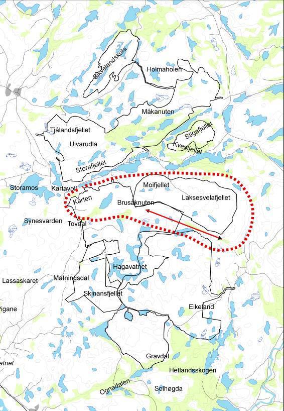 Gjesdal, Hå og Time kommuner