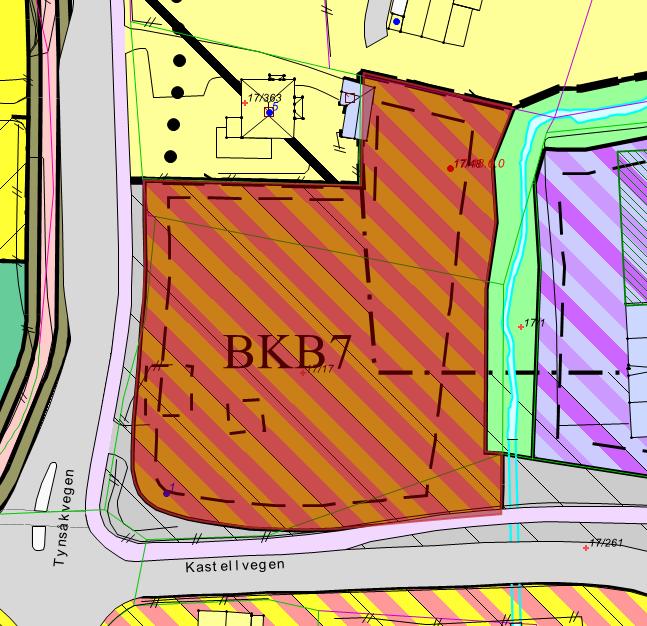 Tynsåkvegen 1-3, «LHL-tomta» (gbnr. 17/17 og 17/48): Eiendommen er i underkant av 4 da., og regulert til bolig/tjenesteyting. Avklaring av fremtidig skoletomt er påkrevet før eventuelt salg.