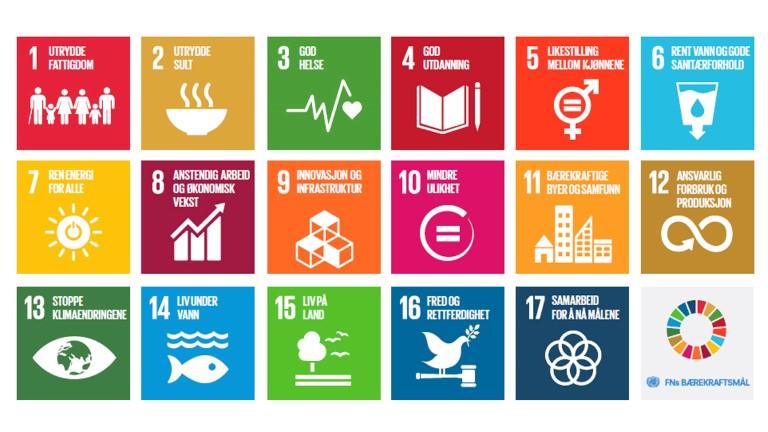 Det er Utenriksdepartementet som står for oversettelsen av mål og delmål under. Bærekraftsmålene: Hovedmål og delmål FNs bærekraftsmål består av 17 mål og 169 delmål. Se alle i norsk oversettelse.