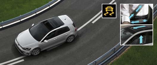 O 05 04 ACC adaptiv cruise control hjelper deg å holde innstilt topphastighet²) samt en minsteavstand til bilen foran.¹) Den leveres også som en del av sikkerhetspakken.