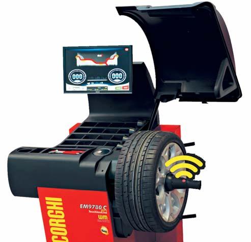 AWD Automatsensor for måling av hjulbredde (tilllegg). Monitor inkl. i pris.