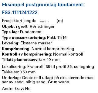 VA/Miljø-blad nr. 5 «Grøfteutførelse fleksible rør" Kap 4.