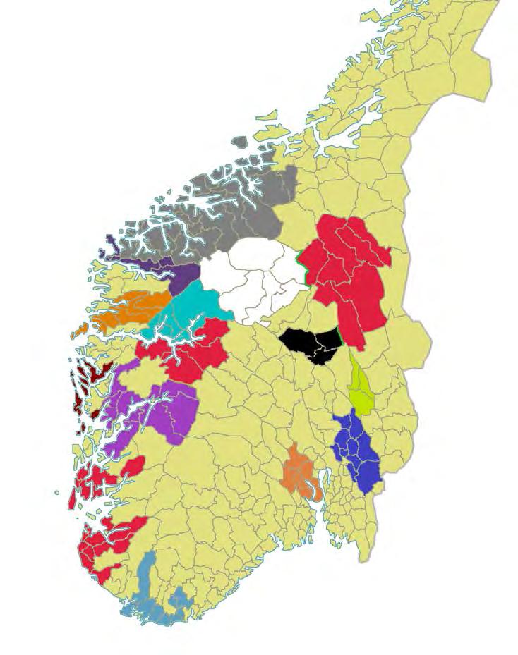 Krav vedrørende valg av ledningsmaterialer (Vann) Følgjande strategi for materialval skal leggjast til grunn: Leidningar av PE materiale skal brukast i heile