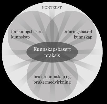 Kunnskapsbasert praksis For å bedre kvaliteten på tjenestene våre: Benytt flere kunnskapskilder Forskningsbasert kunnskap,