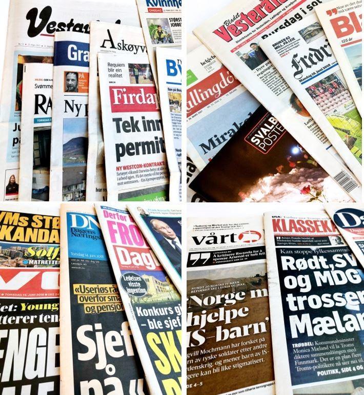 Tabellen viser at aviser som får samisk tilskott har stabile driftsinntekter. Nær sagt alle inntekter kjem frå papirutgåvene av avisene. Lønnsemda i avisene er svak.