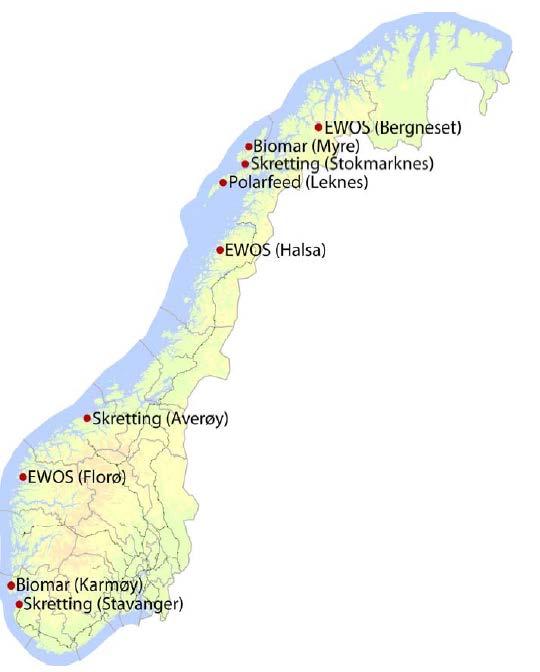 Fiskefôrproduksjon Fiskefôrproduksjon er et viktig ledd i verdikjeden for oppdrettsnæringen. Fiskefôr lages av både marine og vegetabilske råvarer, og er hovedsakelig basert på fiskemel- og olje.