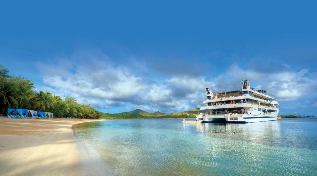 Overnatting: Beachfront Guestroom på Hilton Fiji Beach Resort & Spa Inkluderte måltider: Frokost, lunsj og middag Tirsdag 8.