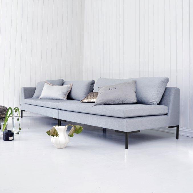 43 LYNG SOFA/MODULSOFA / SOFA/MODULE SOFA Lyng sofa kombinerer det minimalistiske med det klassiske.