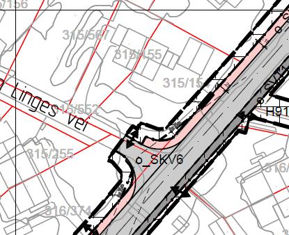 Side 15 2. Det må redegjøres for hvordan fortauet på 2,25 m skal driftes vinterstid siden dette er mindre enn minimumsbredden på 3 m og mindre enn dagens tilbud på 2,7 m.