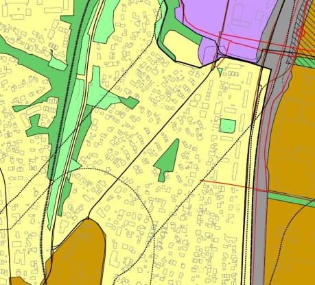 Side 2 Planstatus Kommuneplanens arealdel 2012-2024 (KPA) Planområdet er i KPA vist som eksisterende boligbebyggelse, eksisterende hovedveg og bestemmelsesområde kollektivåre.