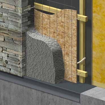 Forblending av en eksisterende vegg av betong eller av Leca er enklere enn forblending av en isolert stendervegg.