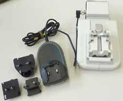 6 Tilleggsutstyr RM CoolClamp Fig. 29 Elektrisk kjølt universell kassettklemme med adapter for HistoCore roterende mikrotomer.