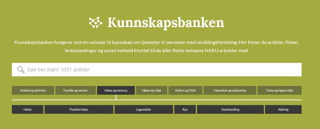 NAKU.no Nasjonalt kompetansemiljø om