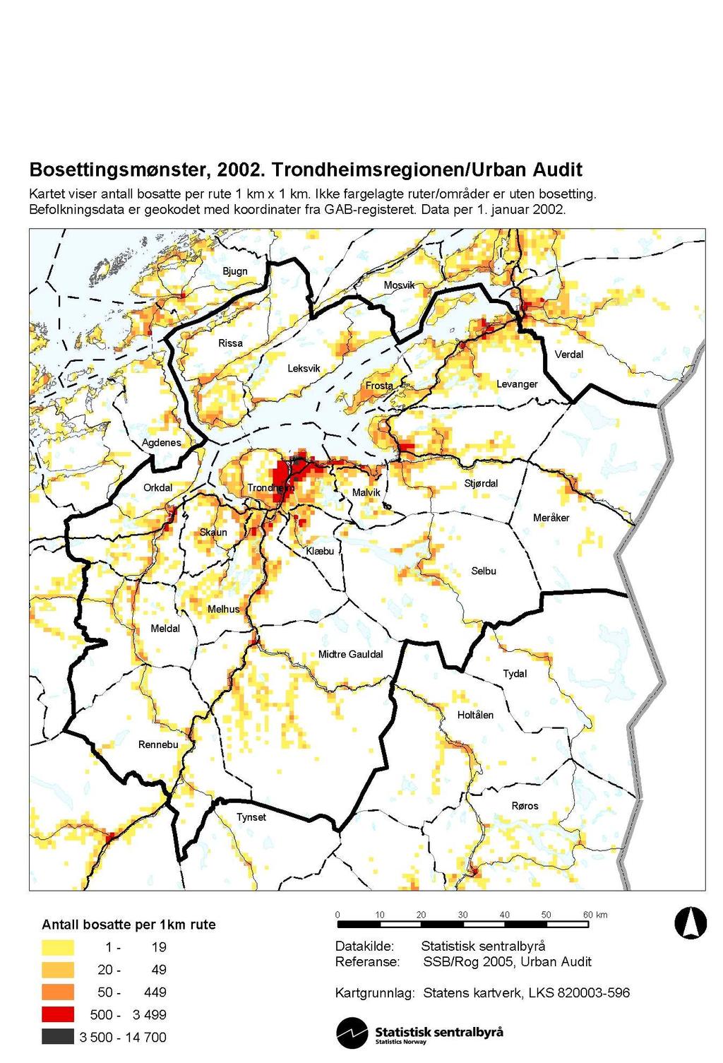 Trondheimsregionen Det er gjort en endring i forhold til storbymeldingen, jf epost 9. nov fra KRD.