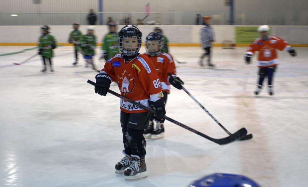 Har du lyst til å prøve ishockey? Hockeyskolen tar opp nye deltakere i alderen 3-8 år. Vi trener lørdager 11:00-12:00 Til å begynne med trenger du kun gode klær (tykke votter anbefales).
