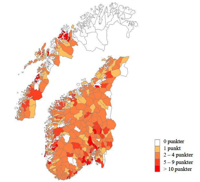 3 Nåsituasjonsbeskrivelse: Kartlegging av eksisterende fiberinfrastruktur i landsdelen 3.1 Innledning Det er generelt dyrt og utfordrende å etablere landsdekkende infrastruktur i Norge.