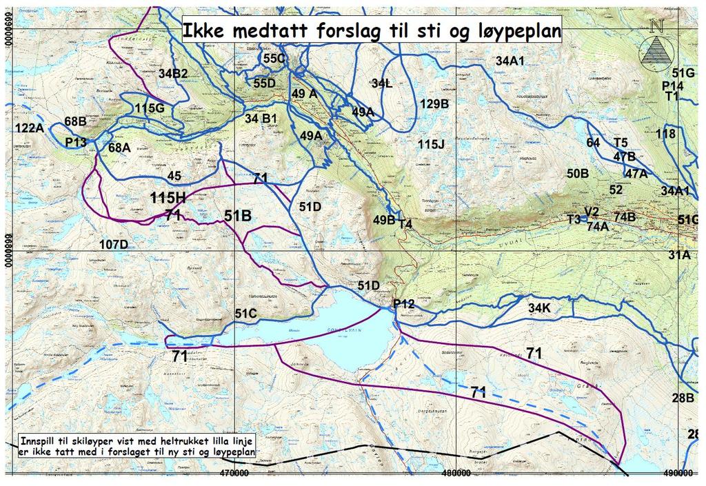 værsikker løype som kan kjøres med sporsetter på strekningen Imingfjell Turistheim til Lufsjå.