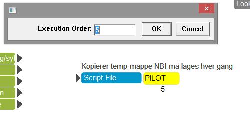 Når man lukker vinduet vil man få beskjed om å lagre script-filen, dette velger man at Cube skal gjøre.