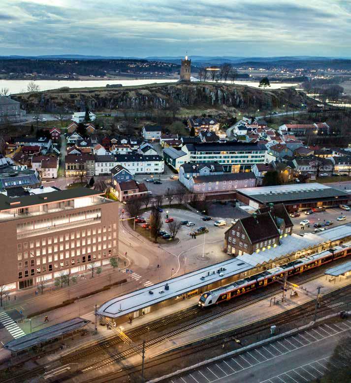R11 KNUTEPUNKTUTVIKLING Knutepunkter i transportsystemet i Vestfold er stasjonene på InterCity i Sande, Holmestrand, Tønsberg, Stokke, Sandefjord og Larvik i tillegg til busstasjonen i Horten.