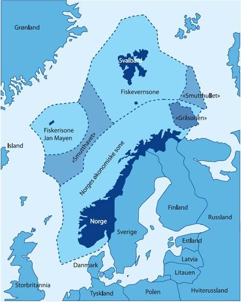 Kyststatene får mer makt - og Norge blir større Etter 1945, behov for kontroll med egne ressurser, FNs første havrettskonferanse i 1958 FNs havrettskonvensjon havets grunnlov En kjerneinteresse for