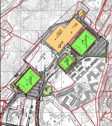 Forholdet til planlagt boligbebyggelse, parkering, trafikkavvikling, endring av landskapsbilde samt eksisterende bebyggelse og anlegg er sentrale tema i planarbeidet.