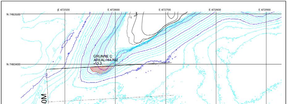 6 Utdyping Grunne C, vest for Nyholmen Det vises til punkt 3d i mudresøknaden.