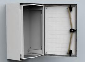 Dørløfter De kompakte skapene med høyder fra 735 mm har en dørløftermekanisme som sørger for at døren når midtstillingen når