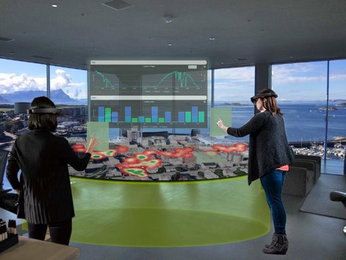 Visjon om samhandling i virtuell modell over Bodø