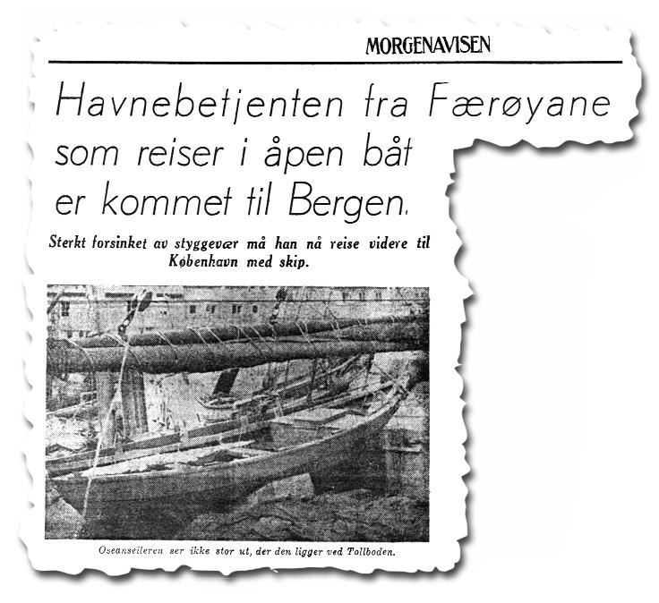 Nr. 287-20. februar 2003 Síða 19 Oseanseileren ser ikke stor ut, der den ligger ved Tollboden.