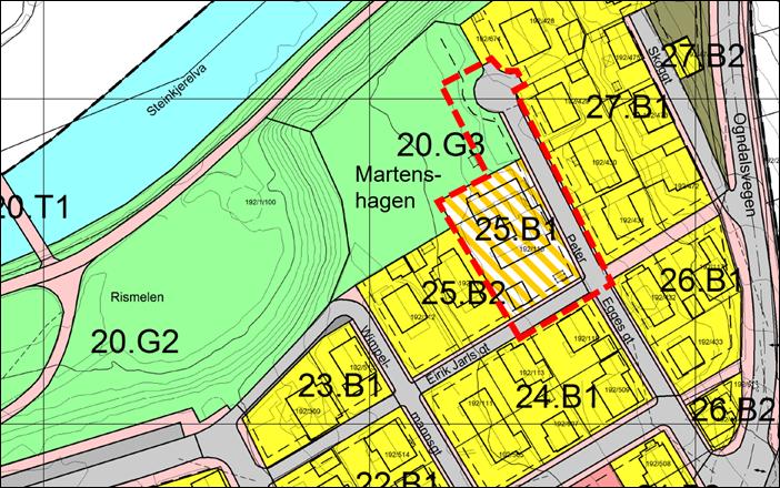 Figur 2: Planområdet vist på