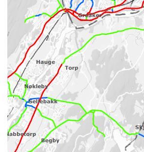 9 Ny bro Figur 1-3: Utsnitt av kart over hovedsykkelnettet i Nedre Glomma. Utarbeidet av Fredrikstad kommune. 1.5 