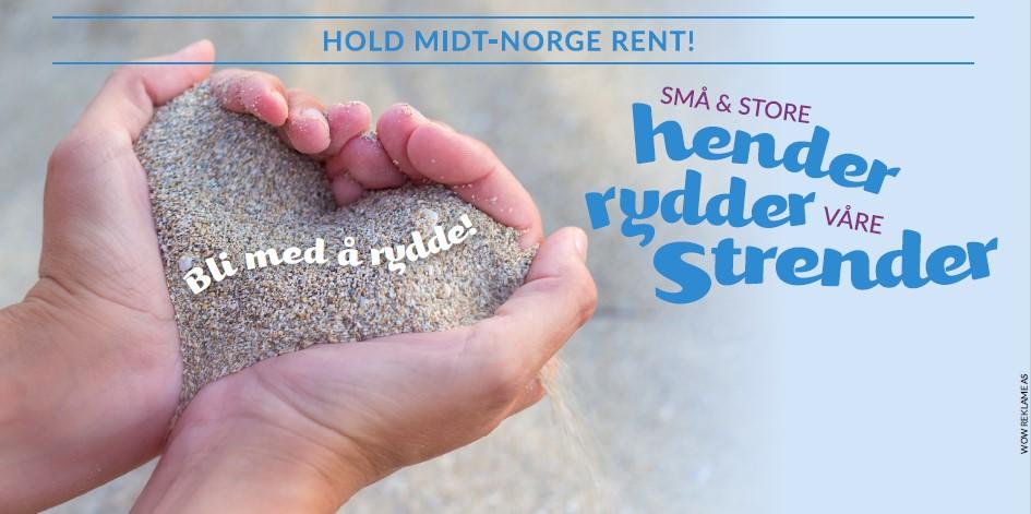 Strandrydding 2018 HOLD MIDT-NORGE RENT 1. MAI-20. JUNI 2018 I år som i fjor samler renovasjonsselskapene i Midt-Norge kreftene for en felles strandryddeaksjon. Men vi trenger deres hjelp!