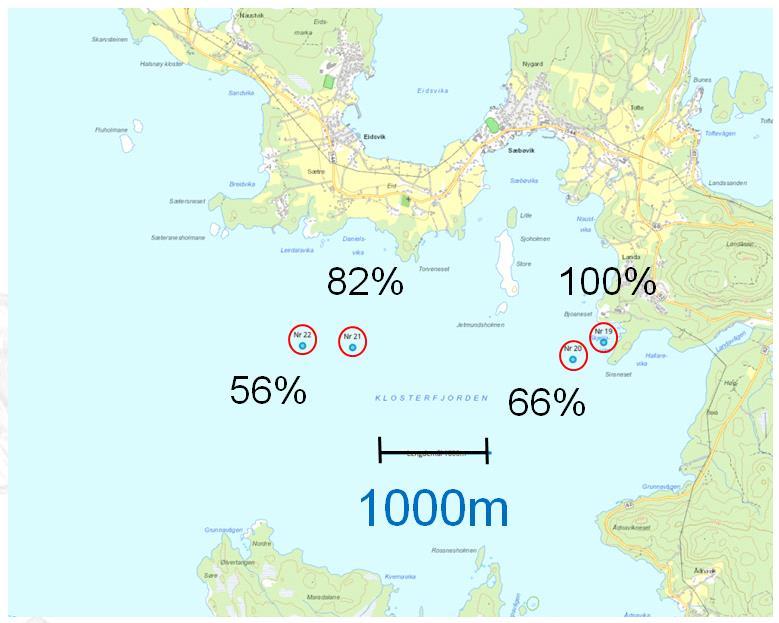 Nr. 40-2017 Rapport fra Havforskningen ISSN 1893-4536 (online) Smittepress fra lakselus på vill laksefisk - estimert fra luselarvefelt med stor