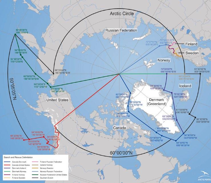 KILDE: Arctic Portal Library øvelsen går på omgang mellom de fire avtalepartene. Avtale fra 1995 mellom Norge og Russland om søk og redning i Barentshavet.