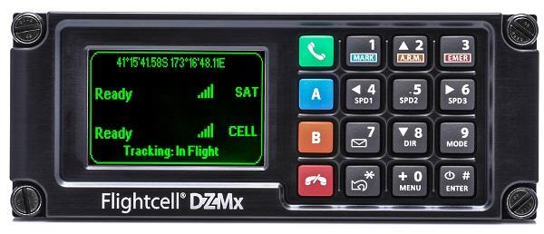 Flightcell DZMx Telefon og Satcom Hybrid tracking: 3G/4G