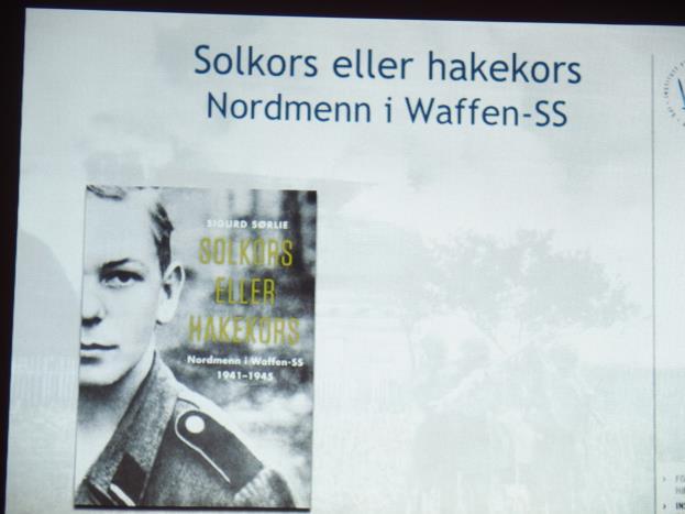 16.01.19 Solkors Hakekors v/sigurd Sørli Vi hadde besøk av Sigurd Sørli som ga oss en innføring i Solkors og Hakekors relatert nordmenn i Waffen SS 1941 1945.